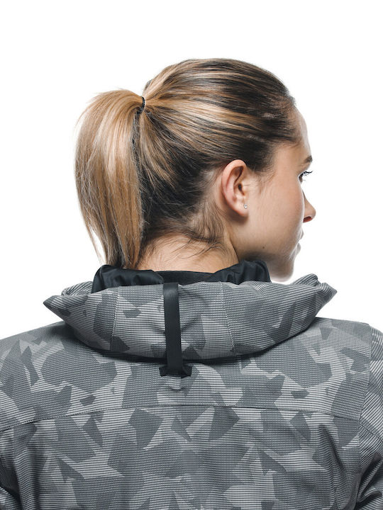 Dainese Absøluteshell Pro Women's Motorcycle Jacket 4 Seasons Waterproof London Fog Camo Dots