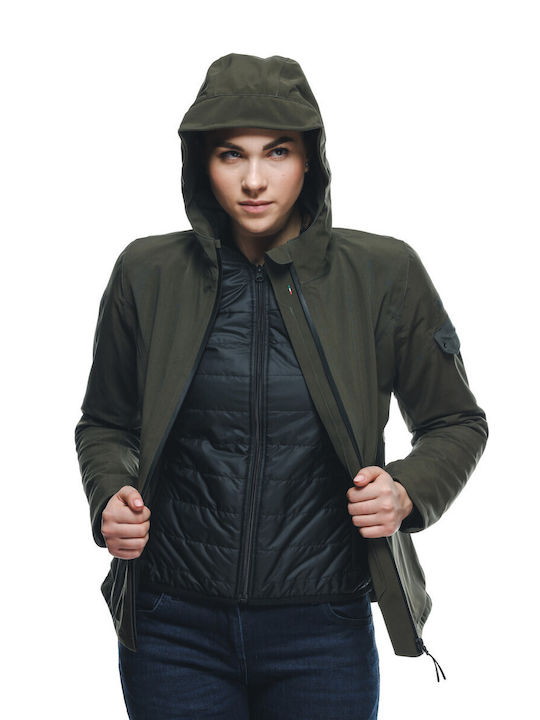 Dainese Centrale Absøluteshell Pro Jacket Ανδρικό Μπουφάν Μηχανής 4 Εποχών Πράσινο