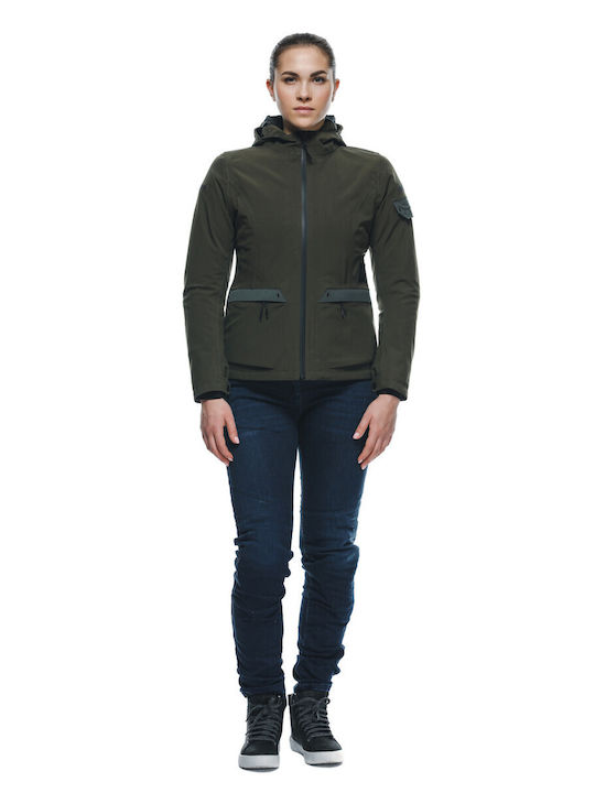Dainese Centrale Absøluteshell Pro Jacket Ανδρικό Μπουφάν Μηχανής 4 Εποχών Πράσινο