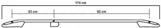 Omtec (with Roof Rack Legs) Silver