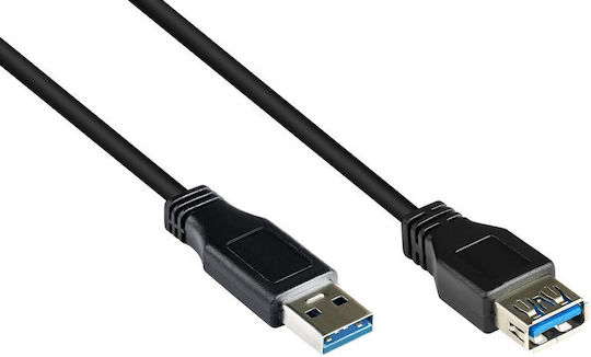 Καλώδιο Usb Good Connections Good Connections Usb 3.0 Usb-a Θηλυκό 5m Μαύρο