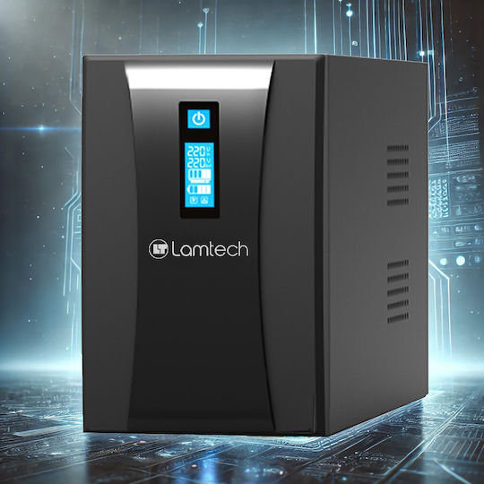 Lamtech LAM113539 Unitate UPS 2000VA 1200W Cu 2 Prize