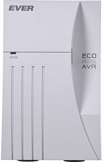 Ever Eco Pro 1200 AVR CDS UPS Line-Interactive 1200VA 780W with 2 Schuko Power Plugs