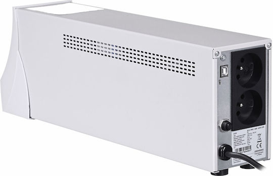 Ever Eco Pro 1200 AVR CDS UPS Line-Interactive 1200VA 780W with 2 Schuko Power Plugs
