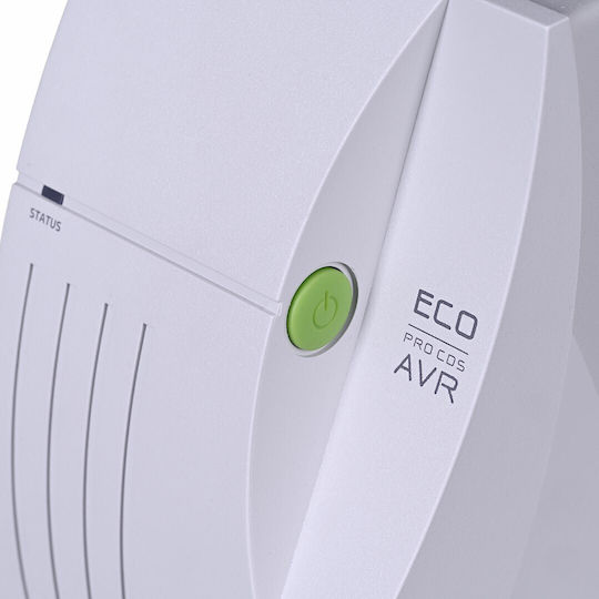 Ever Eco Pro 1200 AVR CDS UPS Line-Interactive 1200VA 780W with 2 Schuko Power Plugs