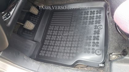 Rezaw Plast Front Mats 3pcs Tray Type for Toyota Verso S 2010+ Black