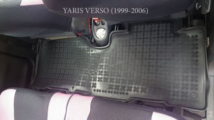 Rezaw Plast Front Mats 3pcs Tray Type for Toyota Verso S 2010+ Black