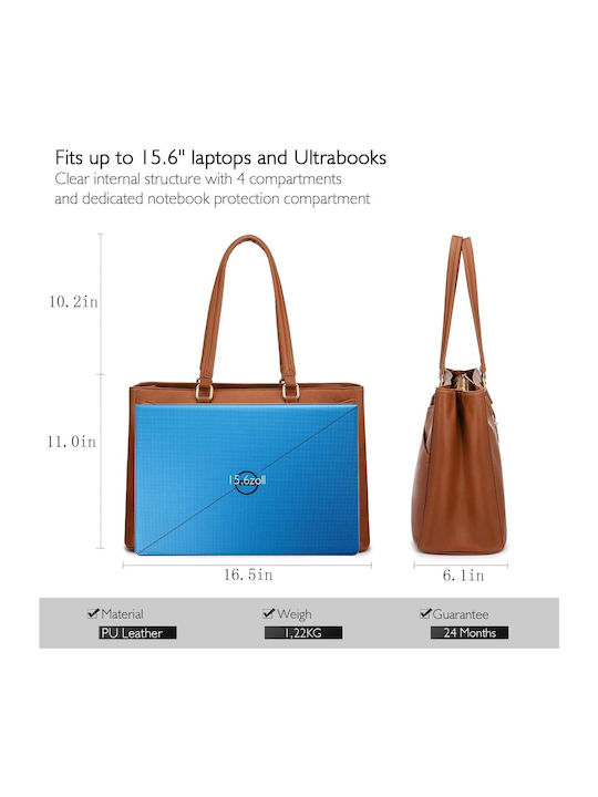 Lovevook Tasche für Laptop 15.6" Black/Coffee WB1476