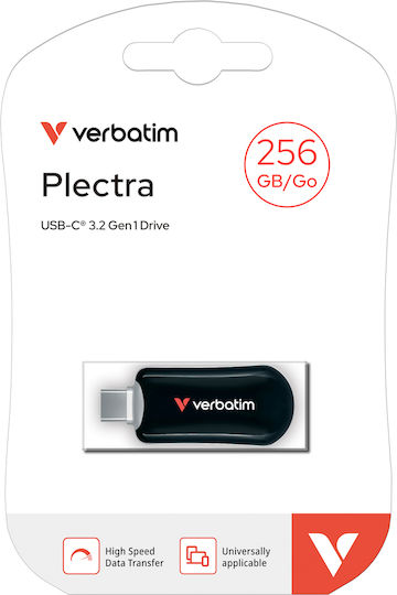 Verbatim 256GB USB 3.2 Stick with connection USB-C Black