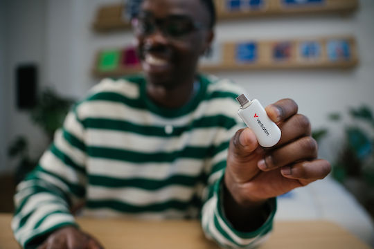 Verbatim 128GB USB 2.0 Stick με σύνδεση USB-C Λευκό