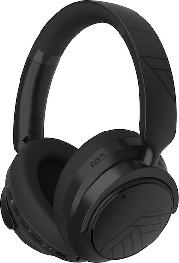 PowerLocus Moonfly Hybrid Kabellose Bluetooth Über Ohr Kopfhörer Schwarz