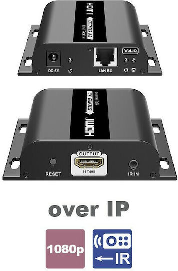 Lenkeng Hdmi Extender Over Ip 1080p 120m Extra Receiver Lkv383-4.0