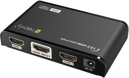 Techly Splitter IDATA HDMI2-4K2HDR