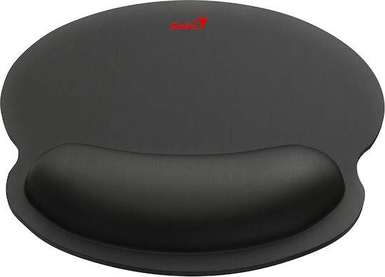 Genius WMP100 Mouse Pad (250mm) με Στήριξη Καρπού Μαύρο 31250011400