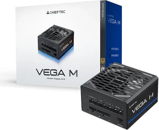 Chieftec VEGA Μ 850W Μαύρο Τροφοδοτικό Υπολογιστή Full Modular 80 Plus Gold