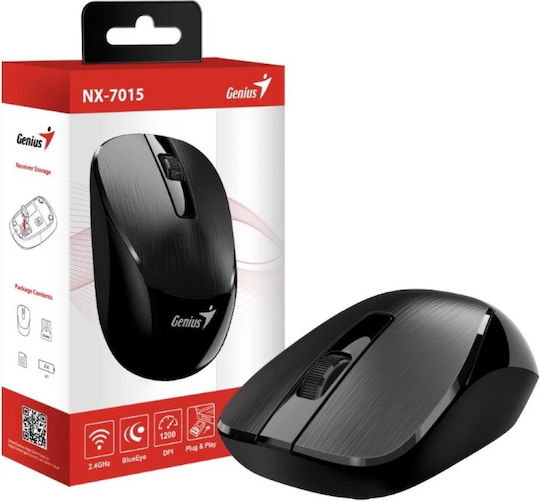 Genius NX-7015 Безжичен Мини Мишка Черен