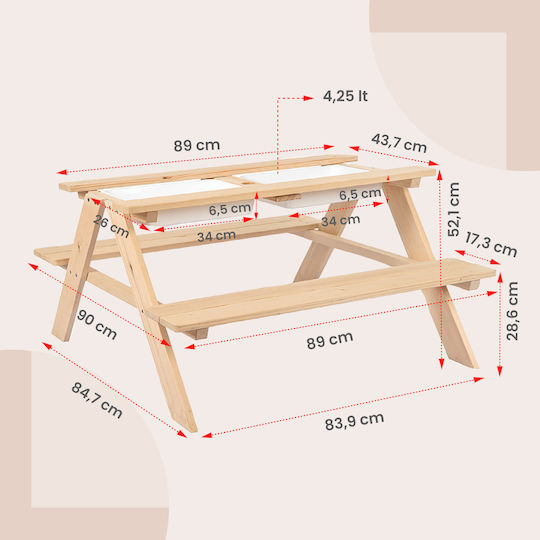 Affetto Tischchen Beige