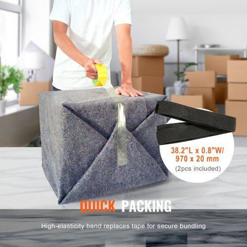 Vevor Moving Blankets 72" X 54" Weight 21 Lbs Dz 24 Pack Professional Packing Blanket Recycled Cotton Large Heavy Duty Moving Pads Ideal for Protection of Furniture Floors Appliances