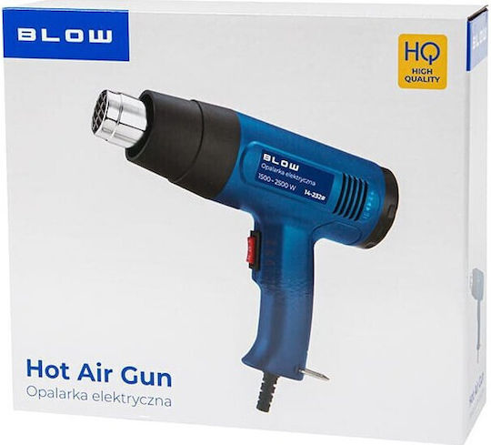 Blow 14-232 Πιστόλι Θερμού Αέρα 2500W με Ρύθμιση Θερμοκρασίας εως και 300°C