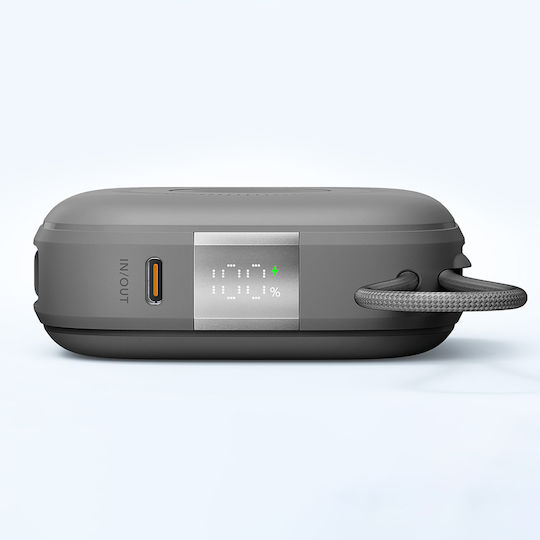 Veger W1185 MagSafe Power Bank 10000mAh 15W με Θύρα USB-C Power Delivery Γκρι