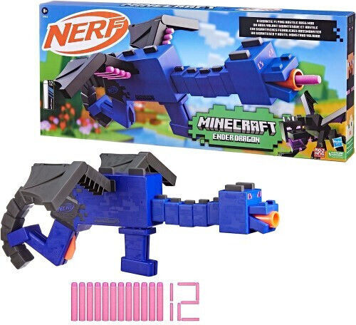 Nerf Launcher Ender Dragon Minecraft for 8+ Years