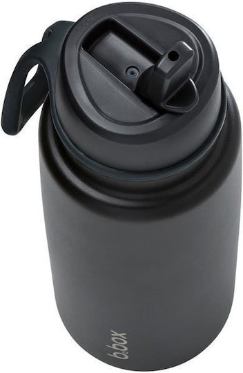B.Box Μπουκάλι Θερμός Ανοξείδωτο 1lt Straw με Καλαμάκι