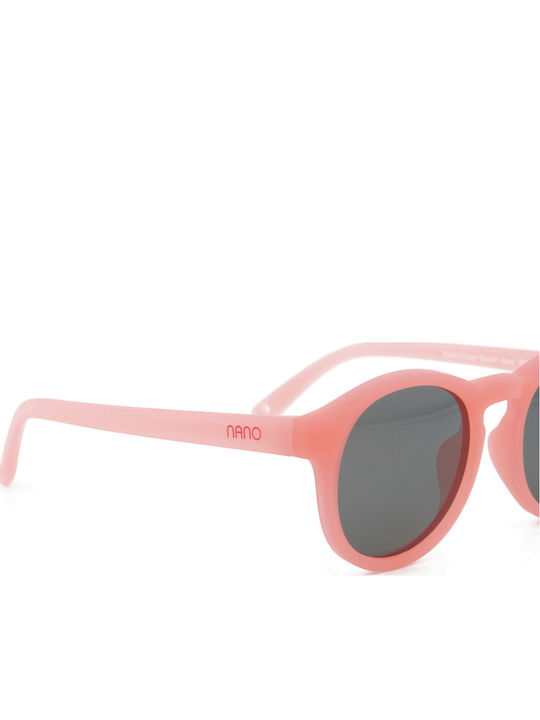 Nanovista Round Baby Kids Sunglasses with Polarized Lens Pink for 1-4 Years