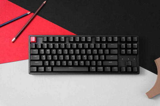 Keychron K8 V2 K8X J4 K8X J4 Wireless Gaming Mechanical Keyboard Tenkeyless with Keychron Super Banana Switches and RGB Lighting English US Aluminum Frame