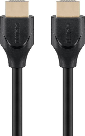 Goobay HDMI 2.1 Ultra High Speed 48Gbps 4K 120Hz HDR VRR Cable HDMI Male - HDMI Male 5m Black