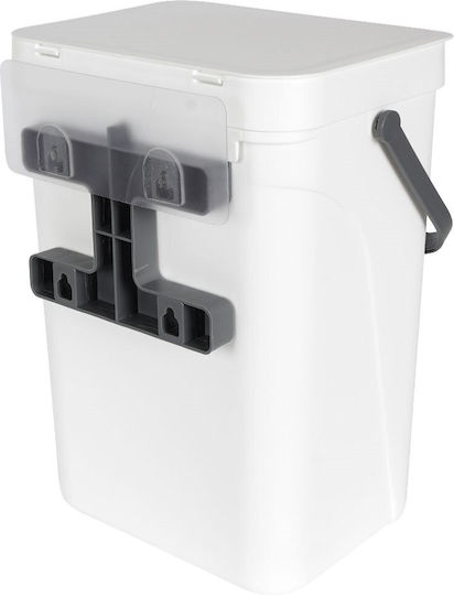Orion Coș De Gunoi Pentru Dulap Din Plastic Alb 10lt