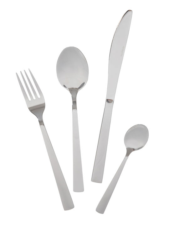 Homla Cutlery Set Stainless Silver 24pcs