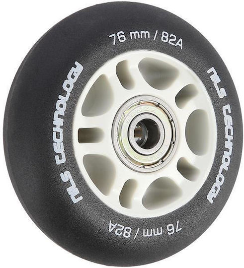 Pu 76x24 82a Black Matte 4 Pcs + Abec-9 8 Pcs Nils Extreme Set