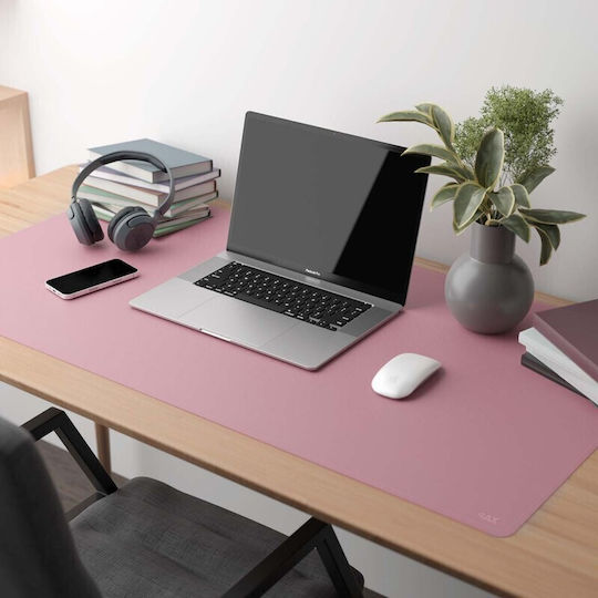 Sax Desk Pad 45x90cm Double-Sided Waterproof Pink 700-01