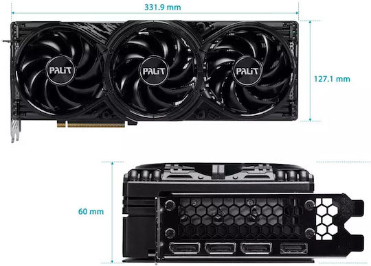 Palit GeForce RTX 5070 Ti rev. 1.0 16ГБ GDDR7 GamingPro OC Видеокарта
