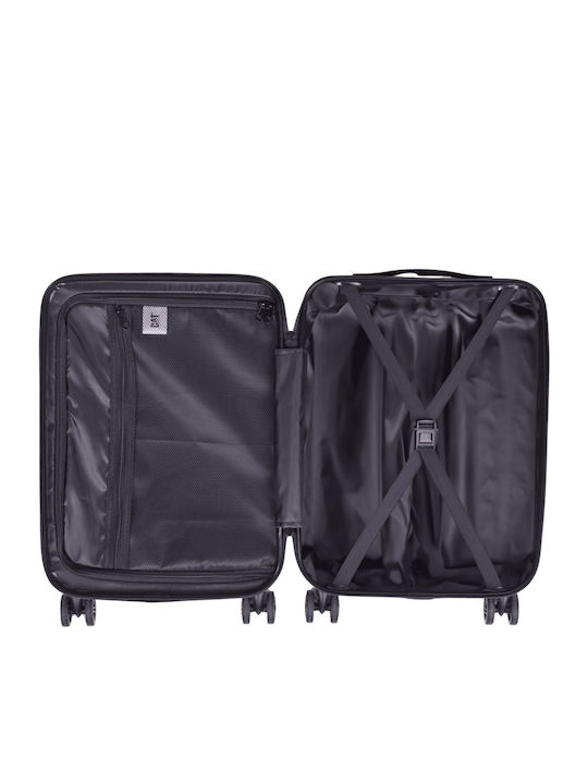 CAT Rockford Large Hard Travel Suitcase Black with 4 Wheels Height 77.2cm
