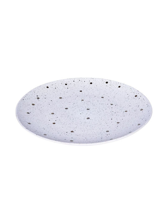 Excellent Houseware Plate Desert Ceramic White with Diameter 26.5cm