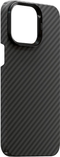 Next One Back Cover Aramid Fiber Negru (iPhone 15 Pro)