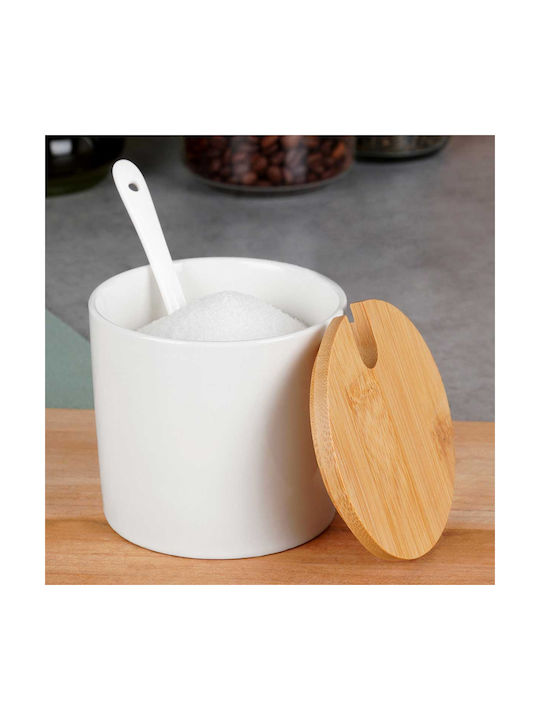 Vilde Zaharniță de Servire Ceramică Alb 1buc