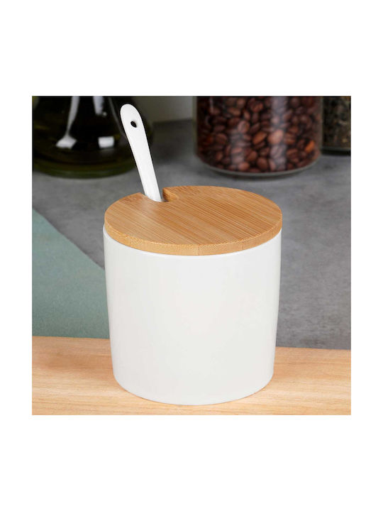 Vilde Zaharniță de Servire Ceramică Alb 1buc