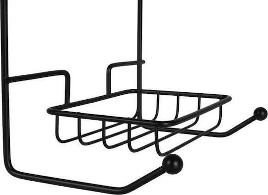 Vilde Wall Mounted Bathroom Shelf Metallic 61x28.5x12.5cm Black