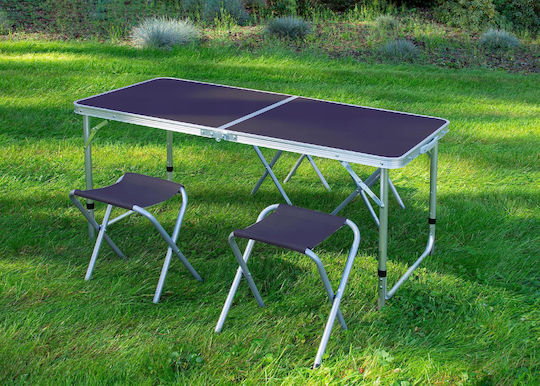 Jumi Τραπέζι για Camping Πτυσσόμενο σε Βαλιτσάκι 120x60cm