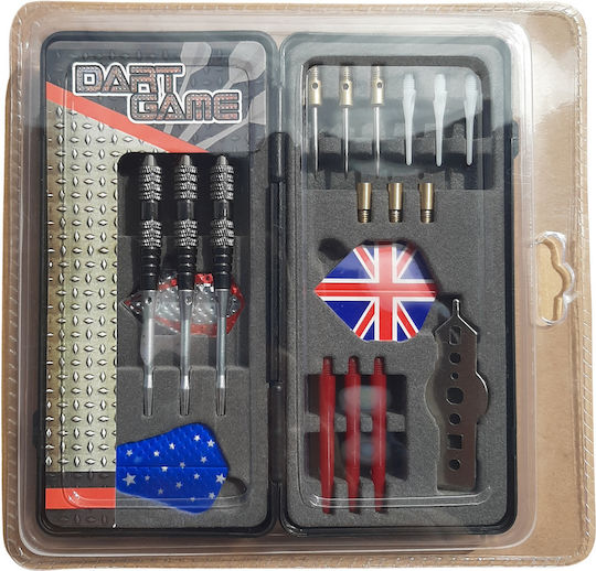 Master Dart Set In Box 3 Pcs Black Silver