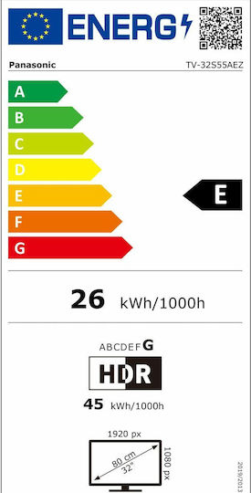 Panasonic Smart Television 32" Full HD LED TV-32S55AEZ HDR (2024)