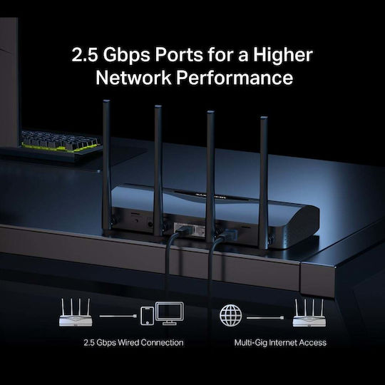 Mercusys MR27BE v1 Ασύρματο Router Wi‑Fi 7 με 2 Θύρες