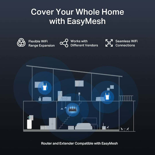 Mercusys MR27BE v1 Ασύρματο Router Wi‑Fi 7 με 2 Θύρες
