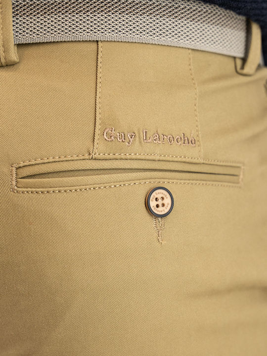 Pantaloni Bărbați Chino Regular Fit Verde Măsliniu