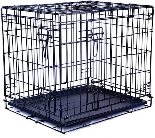 M-Pets Custi de câine din sârmă cu 2 uși 106x69x77cm