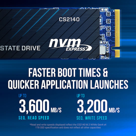 PNY SSD 500GB M.2 NVMe PCI Express 4.0 M280CS2140-500-RB