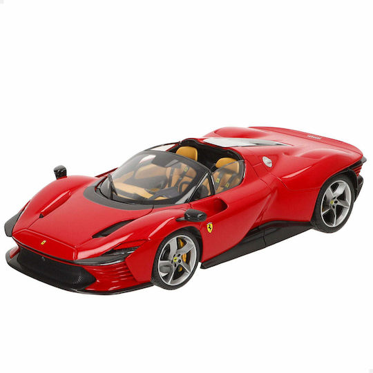 Bburago Ferrari Ferrari Daytona SP3 Closed Top 2022 Rosso Corsa Red Exclusive Modeling Figure Car Red in Scale 1:18 26x13x7cm.