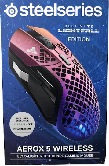 SteelSeries Aerox 5 Ασύρματο RGB Gaming Ποντίκι Destiny 2 Lightfall Edition